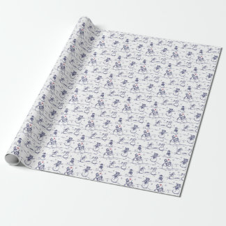 Regalo Papel de envolvimiento para el desfile de Snowman 