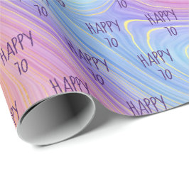 Regalo Papel de envolvimiento para el día de cumpleaños 7