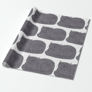 Regalo Papel de envolvimiento para el gato de muffin capr