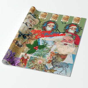 Regalo Papel de envolvimiento para Feliz Navidad Santa Co
