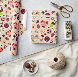 Regalo Papel de envolvimiento para fiesta de té de Hallow