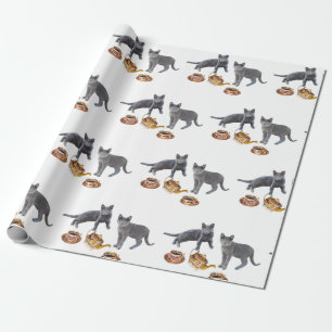 Regalo Papel de envolvimiento para Fiestas de té gatos