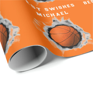 Regalo Papel de envolvimiento para jugador de baloncesto