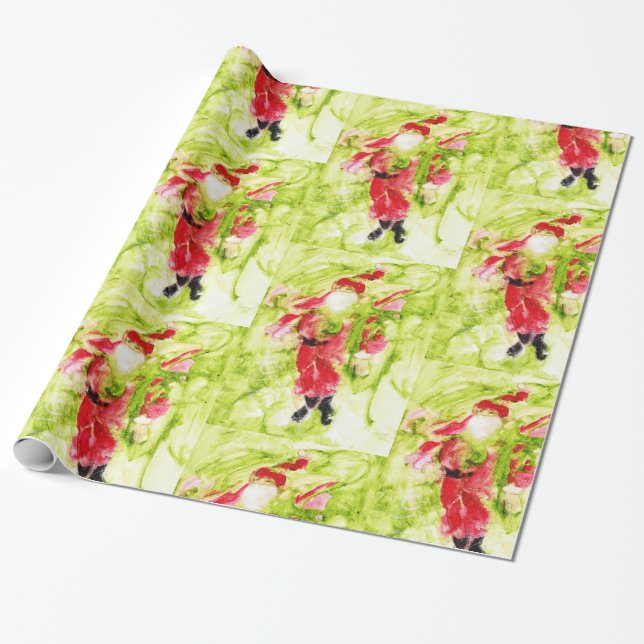 Regalo Papel de envolvimiento para los caprichosos de San (Desenrollado)