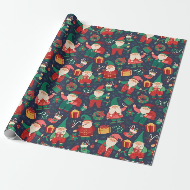 Regalo Papel de envolvimiento para los navidades (Desenrollado)