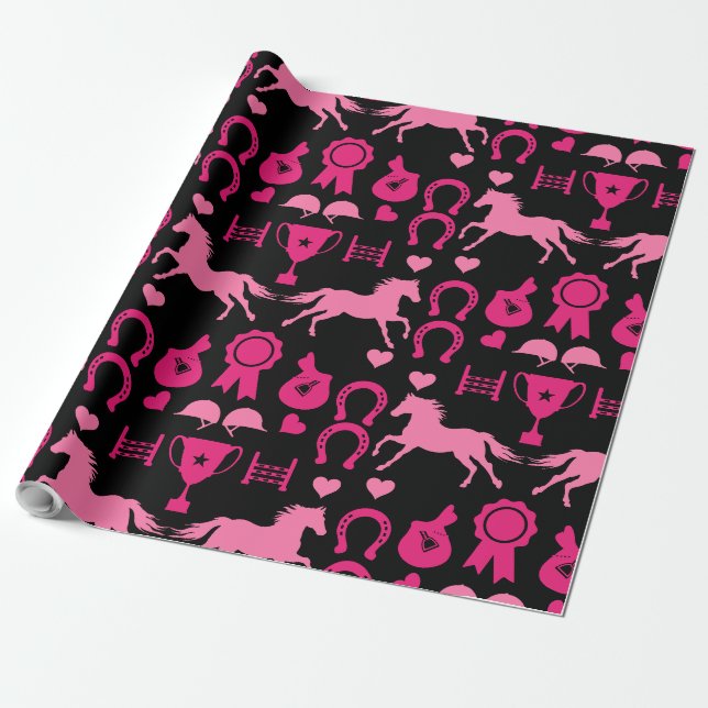 Regalo Papel de envolvimiento para montar a caballo (Desenrollado)