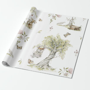 Regalo Papel de envolvimiento para niños de Woodland Wate