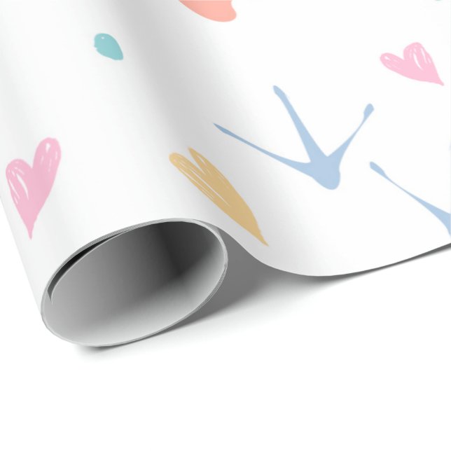 Regalo Papel de envolvimiento para pastas de animales Pas (Esquina del rollo)