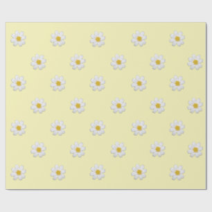 Regalo Papel de envolvimiento Pastel Daisy