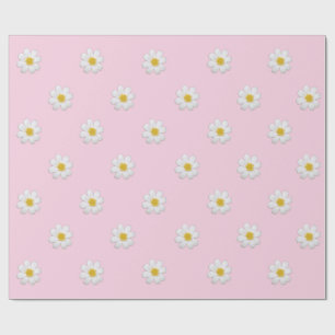 Regalo Papel de envolvimiento Pastel Daisy