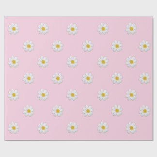 Regalo Papel de envolvimiento Pastel Daisy