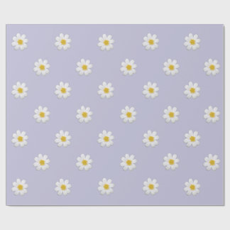 Regalo Papel de envolvimiento Pastel Daisy