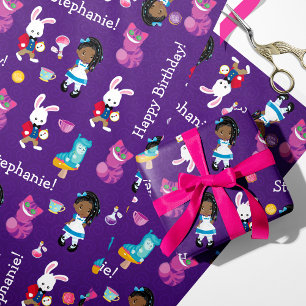 Regalo Papel de envolvimiento personalizado de Black Alic