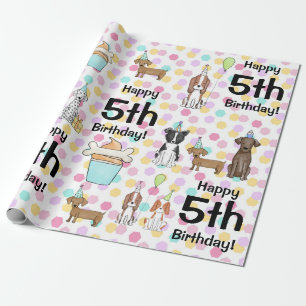 Regalo Papel de envolvimiento personalizado del Chica de 