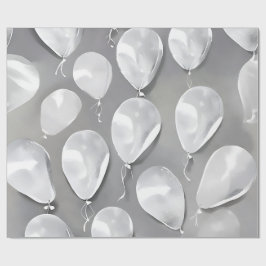 Regalo Papel de envolvimiento plateado para acuarelas de