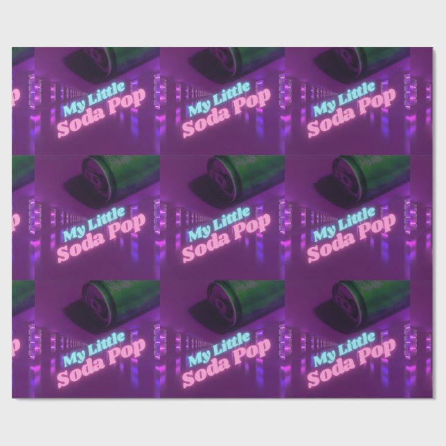 Regalo Papel de envolvimiento pop de Kpop Soda (Superficie plana)