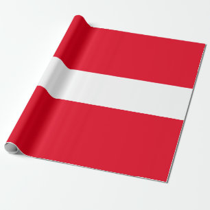 Regalo Papel de envolvimiento rayado rojo y blanco