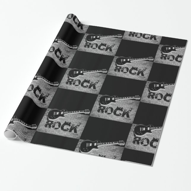 Regalo Papel de envolvimiento Rock Music (Desenrollado)