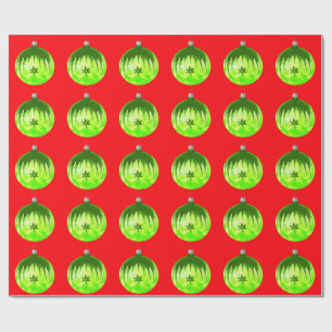 Regalo Papel de envolvimiento rojo de la ornamentación ve
