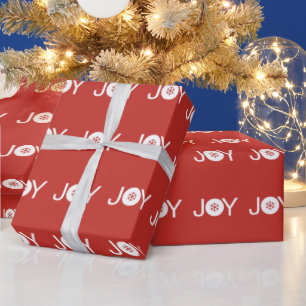 Regalo Papel de envolvimiento rojo de los Navidades de la