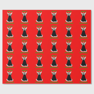 Regalo Papel de envolvimiento rojo del Ángel de terciopel