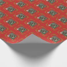 Papel de envolvimiento rojo Racoons