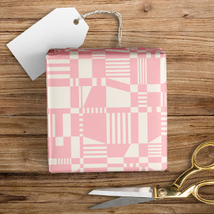 Regalo Papel de envolvimiento rosa y blanco divertido a c