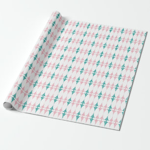 Regalo Papel de envolvimiento rosa y marqués acuático ret