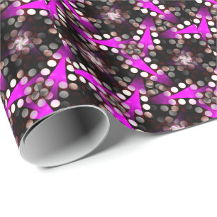 Regalo Papel de envolvimiento rosado TriShapa