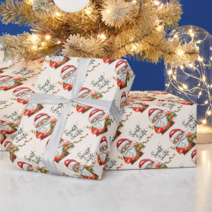 Regalo Papel de envolvimiento secreto de Santa