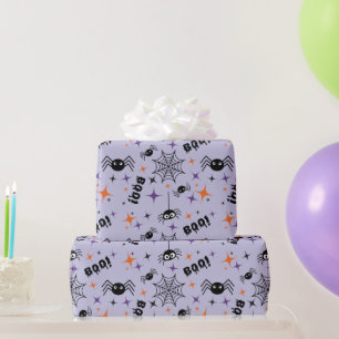 Regalo Papel de envolvimiento sin foco de araña espumosa