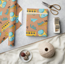 Regalo Papel de envolvimiento sin problemas en la escuela