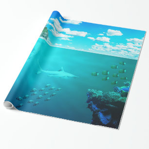 Regalo Papel de envolvimiento subacuático 23