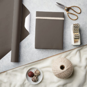 Regalo Papel de envolvimiento Taupe Matte