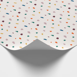 Regalo Papel de envolvimiento Terrazzo - Patrón Retro Ter