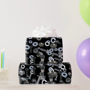 Regalo Papel de envolvimiento - Tuercas y pernos