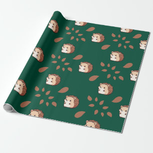 Regalo Papel de envolvimiento verde oscuro y sin foco: er