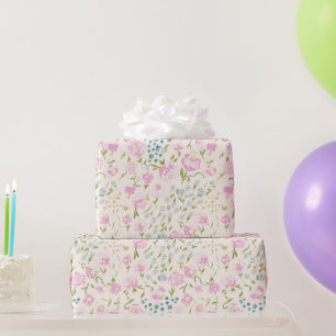 Regalo Papel de hoja de envolver de celosías florales