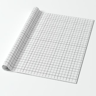 Regalo Papel de juego - Cuadrados de 1 pulgada - Rollo