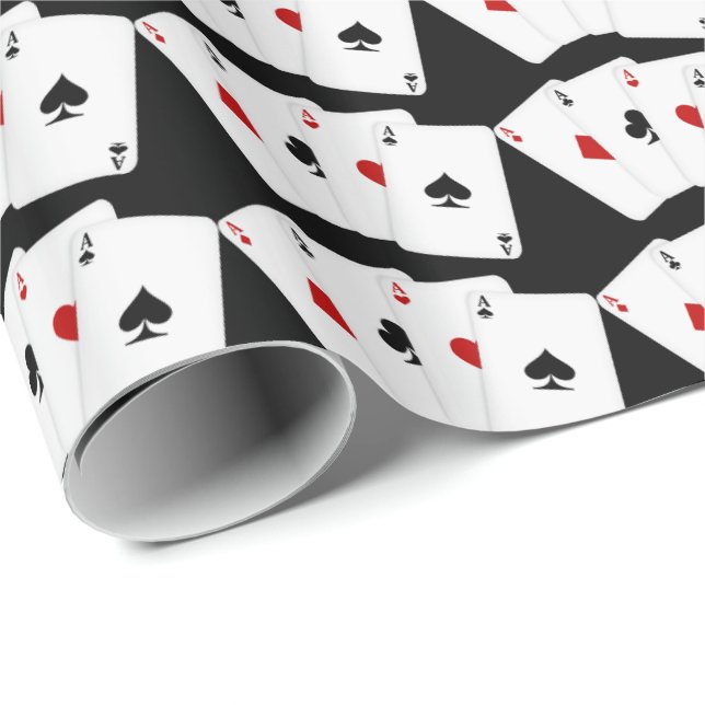 Regalo Papel de juego de cartas de juego (Esquina del rollo)