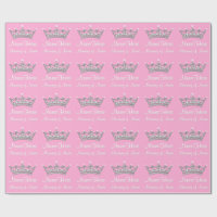 Papel de la princesa embalaje de la niña