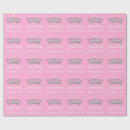 Regalo Papel de la princesa embalaje de la niña