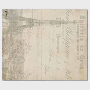 Regalo Papel de las Ephemeras 60lb Decoupage de la torre