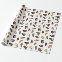 Papel de madera del Critter de la insignia