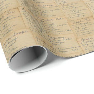 Regalo Papel de manualidades Recetas antiguas Postres fes
