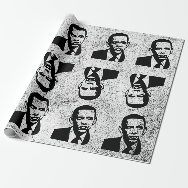 Regalo Papel de Obama (Desenrollado)