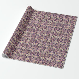 Regalo Papel de paredes de flores de época clásico barroc