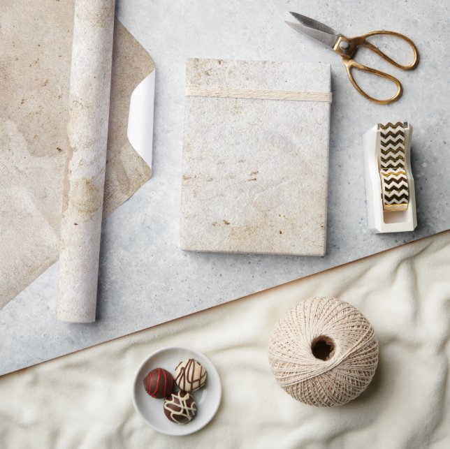 Regalo Papel de pergamino negro antiguo de artista (Artesanía)