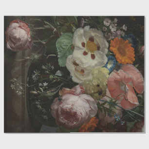Regalo Papel de poster floral del Bello Artes 60lb