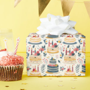 Regalo Papel de preparación de pasteles de cumpleaños